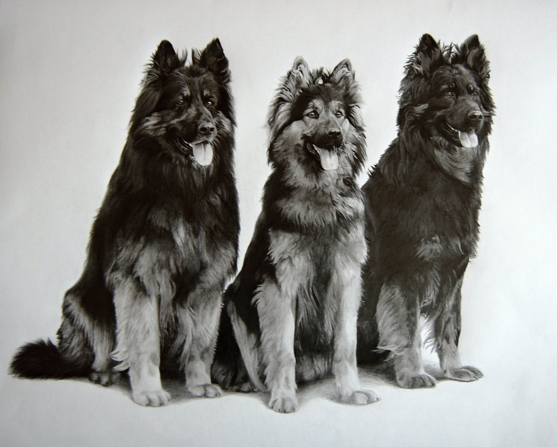 Chodské trio, 50x60 cm, 2010